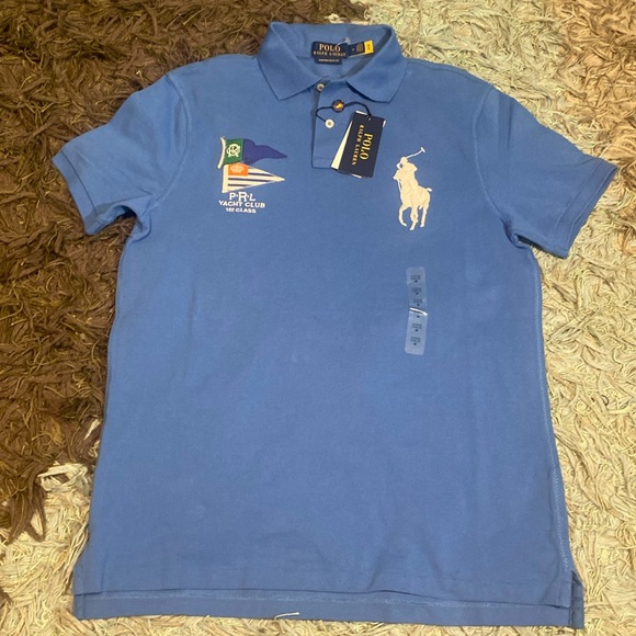 NWT POLO RALPH LAUREN YACHT CLUB BIG PONY SHORT SLEVVE POLO SHIRT - Picture 1 of 11